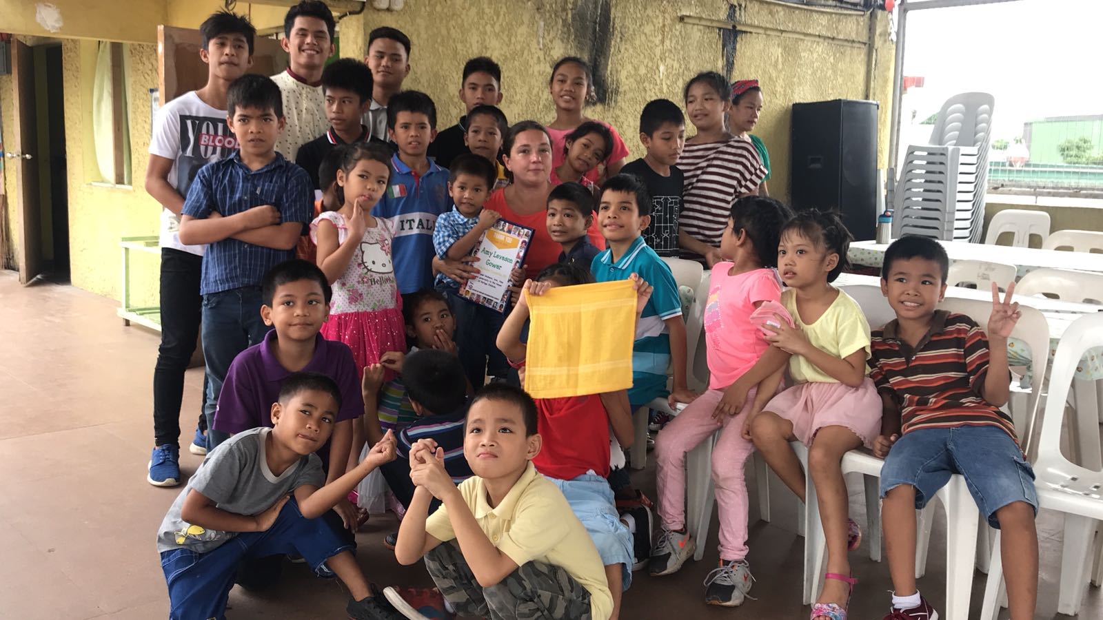 Amy visits the House of Refuge Orphanage in Manila. - Greg Secker ...